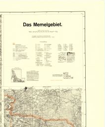 Karte Des Deutschen Reichs Das Memelgebiet Landkartenarchiv De