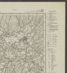 Topographische Karte 125.000 (3811) Emsdetten [März 1945